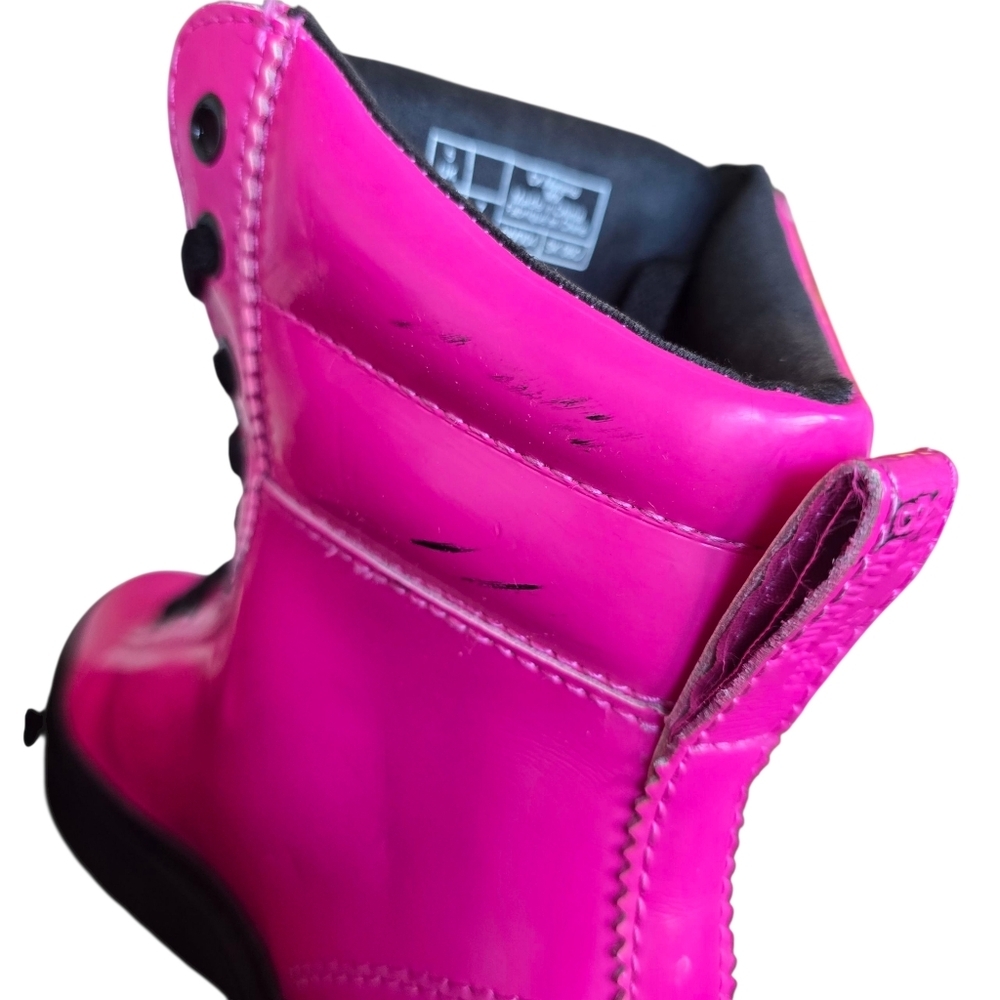 Dr. Martens Pink Combat Boots - Picture 8 of 11